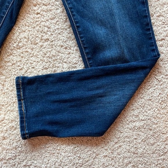 Dark Wash Indigo Blue Skinny Maternity Jeans - Picture 2 of 9